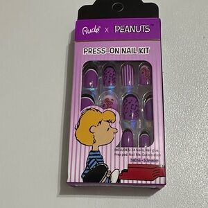 RUDE Purple Press-On Nail Kit